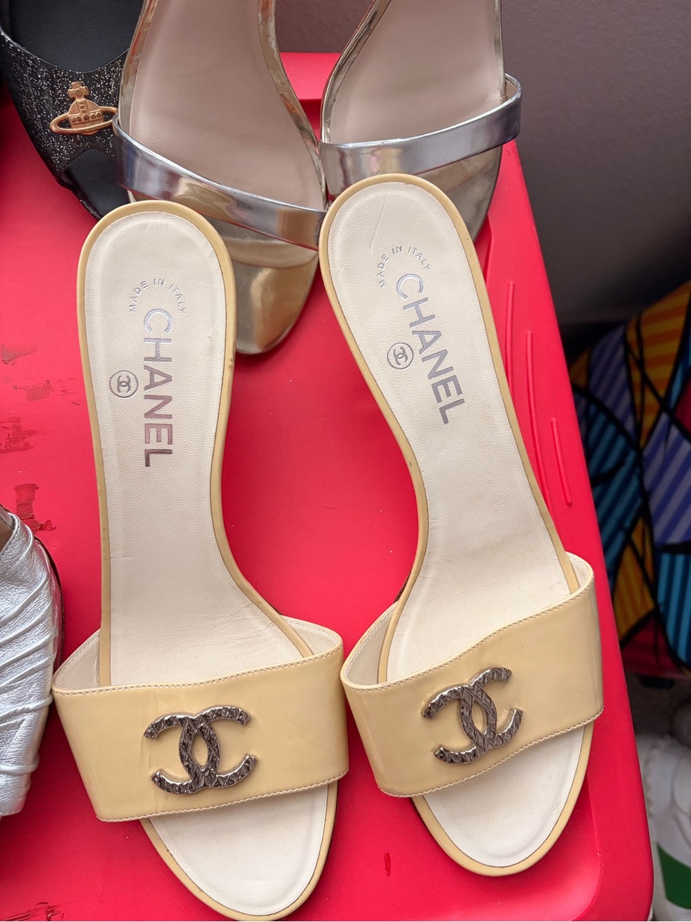 Vintage Chanel mules